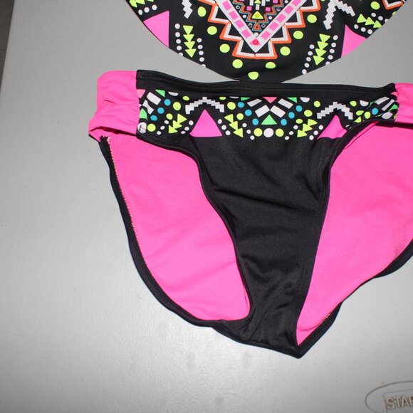 Multi Color 2 Pcs Justice Bikini9 Swimsuit Size 16 NWOT - Picture 3 of 10